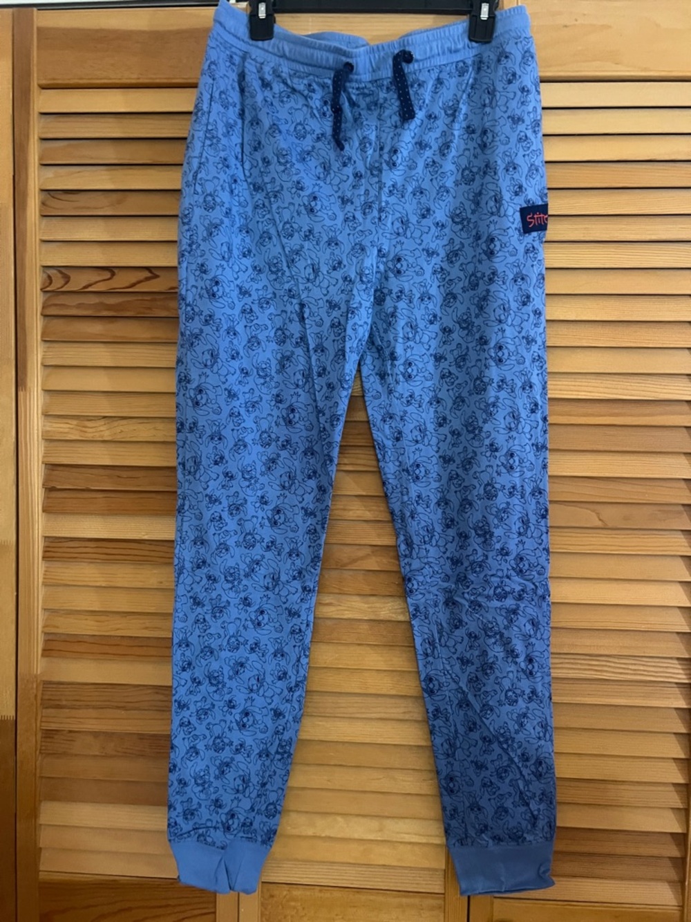Disney Light Blue Printed Women's Pajama Joggers